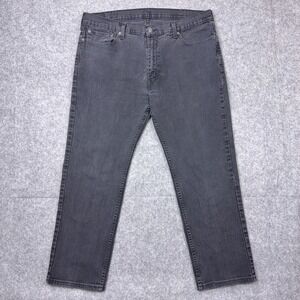 Levi's Jeans Mens 40x30 Black 559 Relaxed Fit Straight Leg Stretch Denim Pants